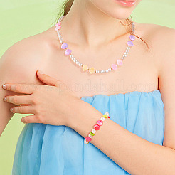 125 шт. 5-х цветные бусины из АБС-пластика&nbsp;KY-TA0001-33