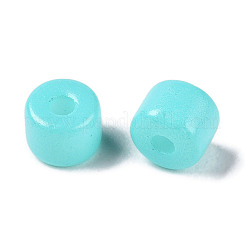 Непрозрачный стеклянный бисер с краской для выпечки SEED-T008-02O