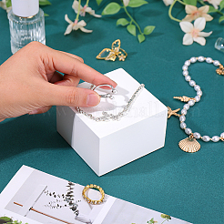 Выставочные тумбы из окрашенного в процессе выпечки дерева&nbsp;AJEW-WH20033-141A-02