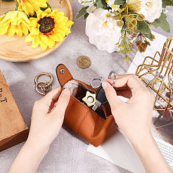 1 шт. футляры для монет из коровьей кожи&nbsp;AJEW-CL0001-52B