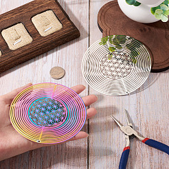 2 pz 2 colori 201 connettori/ciondoli in acciaio inossidabile&nbsp;STAS-TA0005-60