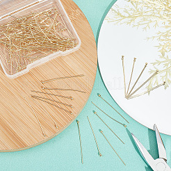 150 шт. Латунные булавки с шаровой головкой KK-GO0001-48