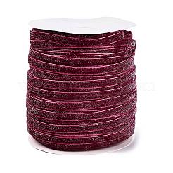 Nastro di velluto monofacciale con glitter scintillanti&nbsp;SRIB-Q023-01A-02