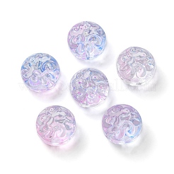 Perle di vetro trasparente&nbsp;GLAA-D007-02F