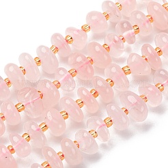 Природного розового кварца нитей бисера G-RM250109-A17