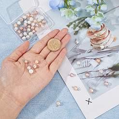 Шармы-соединители из натурального культивированного пресноводного жемчуга&nbsp;PALLOY-FH00007