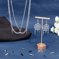 40 шт. подвески из нержавеющей стали 201 двух цветов&nbsp;STAS-UN0048-23