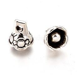 Сплавочные овальные бусины тибетского стиля  PALLOY-F277-54AS-RS