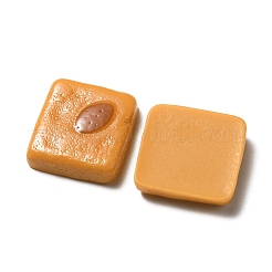 Кабошоны из непрозрачного печенья из смолы RESI-WH0035-41D