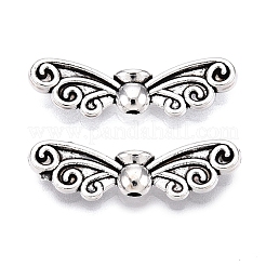 Сплавочные овальные бусины тибетского стиля  TIBEB-ZX018-01AS-1-RS