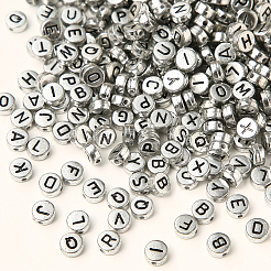 1000 шт. Непрозрачные акриловые бусины OACR-PA0001-34B