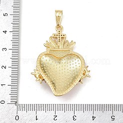 Кулоны с фианитами из латуни&nbsp;KK-L251-35G