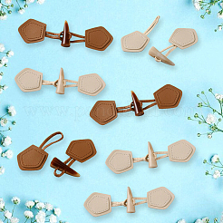 Пуговицы из смолы 8шт 2 цвета&nbsp;FIND-CY0001-32A