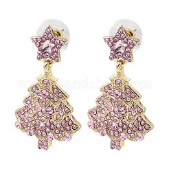 Сплав болтающиеся серьги стержня EJEW-H173-02G-01