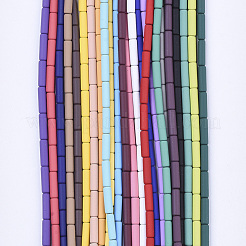 Окрашенного распылением немагнитных синтетических нитей гематита бусы G-T124-15