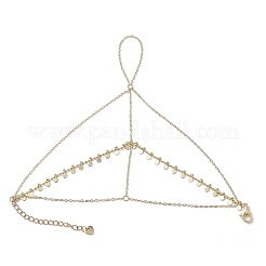 Латунные кабельные цепи кольца браслеты для женщин BJEW-JB11582