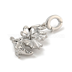 Долговечные латунные подвесные дужки с покрытием KK-O008-02B-P