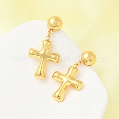 Серьги-гвоздики из нержавеющей стали 304 для женщин EJEW-A125-43G