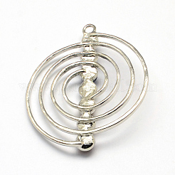 Вихревая чакра сплава драгоценных камней большие подвески PALLOY-R082-01P