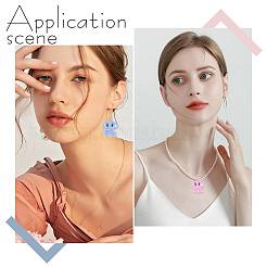 16шт 4-х цветные силиконовые бусины в виде слона SIL-OC0001-07