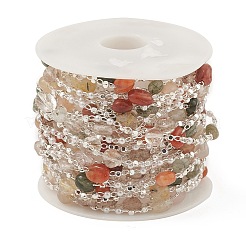 Цепочки из бисера из натуральных смешанных драгоценных камней CHC-M025-65S