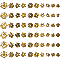 300шт 10 стиля колпачки из сплава в тибетском стиле&nbsp;TIBE-SP0001-24