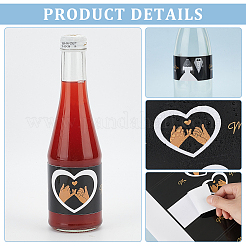 50 stücke 5 arten papier aufkleber&nbsp;STIC-PH0001-01A