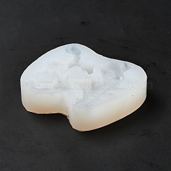 Двойной рождественский олень diy подсвечник силиконовые Молды SIMO-B002-04