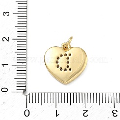 Pendentifs en laiton zircon cubique transparent&nbsp;KK-D229-01G-04