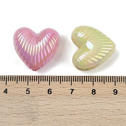 Непрозрачные акриловые бусины с УФ-покрытием&nbsp;X-MACR-L007-03B