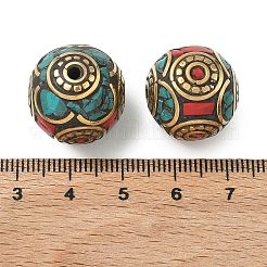 Perline di stile tibetano fatto a mnao&nbsp;KK-Z157-02AG-02