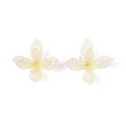 Колпачки для акриловых бусин в виде цветов SACR-T017-52