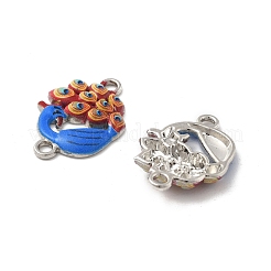 Сплав королевский синий эмаль соединительные подвески&nbsp;FIND-U033-02P