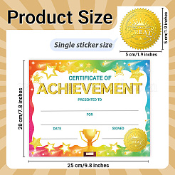 1 комплект обладателей сертификатов о награждении&nbsp;DIY-DO0001-12D