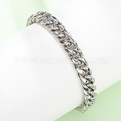 Bracelets à maillons cubains en acier inoxydable 304 pour femmes et hommes&nbsp;BJEW-F529-16P