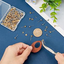 100 шт. двухцветный шарообразный гвоздик из нержавеющей стали 304 STAS-PH0005-21