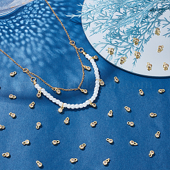 60шт латунные подвески из кубического циркония с микро-паве&nbsp;KK-UN0006-83G