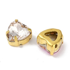 Латунные стеклянные стразы пришивные стразы&nbsp;RGLA-B004-03B-G