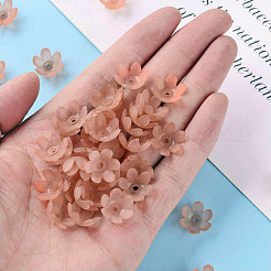 Матовые акриловые колпачки из бисера MACR-S371-07A-763