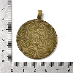 Старинные тибетском стиле сеттинги сплава подвеска кабошон TIBEP-M018-146AB-NF