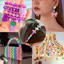 50 г непрозрачных акриловых бусин&nbsp;MACR-TA0001-83