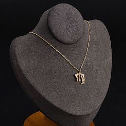 925 серебряная подвеска в виде созвездия с разноцветными кубическими цирконами&nbsp;STER-R009-01G-10