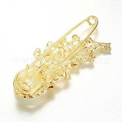 Сплав стекла горный хрусталь броши&nbsp;LS-JEWB-G001-17