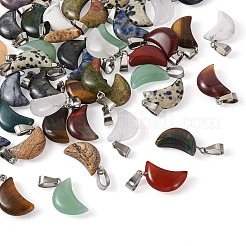 48шт 12 стиля подвески из натуральных драгоценных камней G-FW0001-30