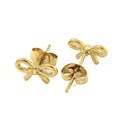 Серьги-гвоздики из нержавеющей стали 304 с ионным покрытием (IP)&nbsp;EJEW-S223-02G