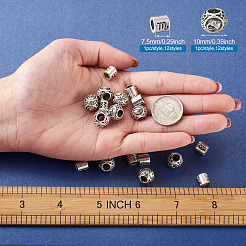 Сплавочные европейские бусины PALLOY-TA0002-19AS-RS