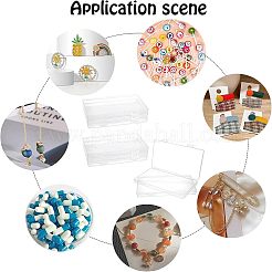 Прозрачные пластиковые бусины&nbsp;CON-FH0001-21B