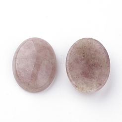 Cabochon di pietra preziosa di quarzo di fragola naturale&nbsp;G-T020-18x25mm-28