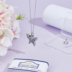 Ожерелье из урны с прахом из нержавеющей стали NJEW-CN0001-05A