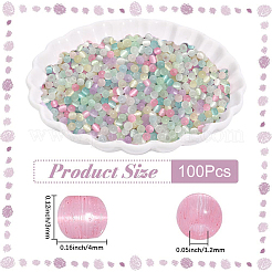 100 pz perline occhio di gatto&nbsp;GLAA-PA0001-74